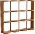 Wooden Coffee Mug Display Rack, Countertop Freestanding Grid Vintage Coffee Cup Display Stand, Rustic Coffee Mug Holder Organizer for Kitchen, Coffee Station,12 Grid by Unknown
