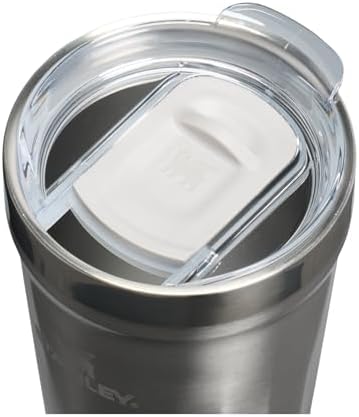 STANLEY Everyday Tumbler 20 oz | Press Fit Drink Through Lid | Beverage, Coffee, and Cocktail Cup | Insulated Stainless Steel Wine Glass | BPA-Free | Steel Shimmer - Image 2
