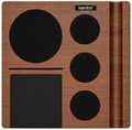 Kardox Walnut Espresso Tamping Station, Tamping Mat & Espresso Tool Organizer by KARDOX