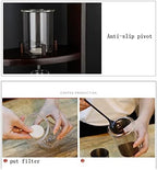 JITEM Cafetera Ice Cold Dripper Coffee and Tea Maker Dripper Brewer Maker with Adjustable Water Flow Stainless Steel Filter Glass Carafe for Coffee or Tea - Image 5