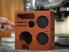 54mm Espresso Tamping Station For Breville Rosewood - Image 3