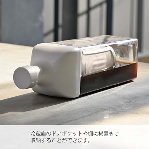 HARIO KAC-110-PGR Kirk Coffee Bottle, Practical Capacity, 33.8 fl oz (1,000 ml), Pale Gray, Made in Japan - Image 3