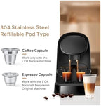 Refillable Reusable Capsule Compatible With LM8014 / 60 L'Or Barista Capsule Espresso Coffee Maker Stainless Steel Filter Pod(4PCS) - Image 4