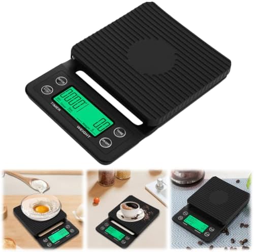 5/3 kg Electronic Drip Coffee Scale with LCD Display & Timer - Image 2