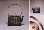 Cast Iron Tetsubin Teapot 1.2L Handmade Japanese Tea Kettle With Turtle Crane Pattern, Heat Resistant Loose Leaf Tea Pot - Image 6