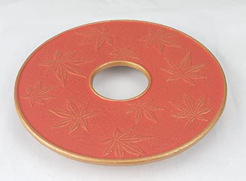 Iwachu 53637 Kamashiki Maple Gold/Red Brown φ14cm Nambu Ironware - Image 3