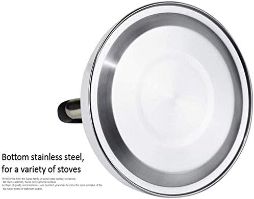 Whistling Tea Kettle Tea Kettle Stovetop 304 Stainless Steel 2L Camping Home Whistle Teapot Cooking Tools Kitchen Teapots,One Color-White - Image 3