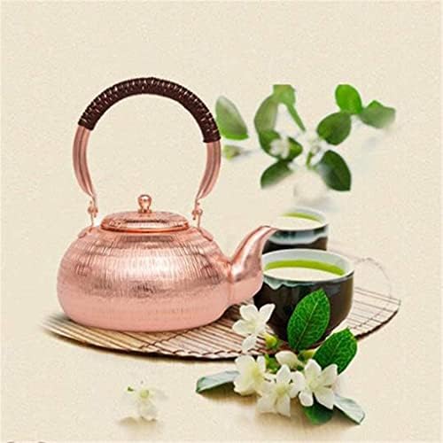 LJYT Teapot Tea Pots Copper Tea Sets Handmade Thicken Cast Iron Tetsubin Thickened Without Coating Tea Set - Image 6