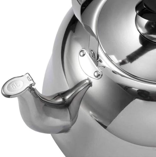 Teapot Kettle-Non-Slip Gas Stainless Steel Teakettle for All Stovetop with Handle Whistling Tea Quick Boil Kettle(4L) - Image 6