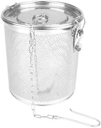 Stainless Steel Spice Filter Seasoning Strainer Cooking Spice Filter Loose Leaf Tea Infuser for Home Restaurant, 6.3x6.8 Inch by DOERDO+DD