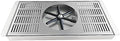 YBB Pitcher Rinser Cup Washer Glass Cleaning Rinser with Side Sprays, Drain and Drip Tray for Bar Coffee Shop (13.8" x 6.3" x 1") by YBB