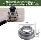 YOLOYO 41mm espresso tamper, 41mm Dosing Funnel Specially for La Marzocco 1 Cup 7g Single Basket and VST 7g Basket, 41mm Coffee Tamper - Image 7