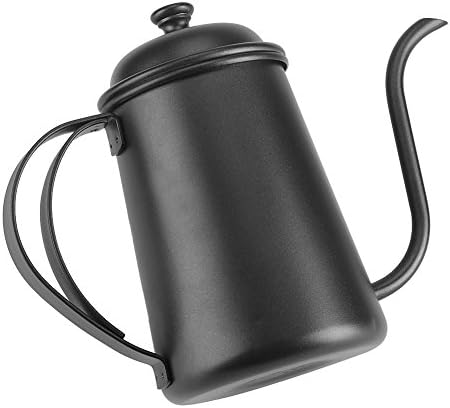 650ML Stainless Steel Gooseneck Spout Kettle Coffee Tea Home Brewing Drip Pot(black) - Image 4