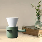 Pour Over Coffee Machine Coffee Dripper Brewer Portable Drip Filter Coffee Maker Set for Home Cafe (Green) - Image 5