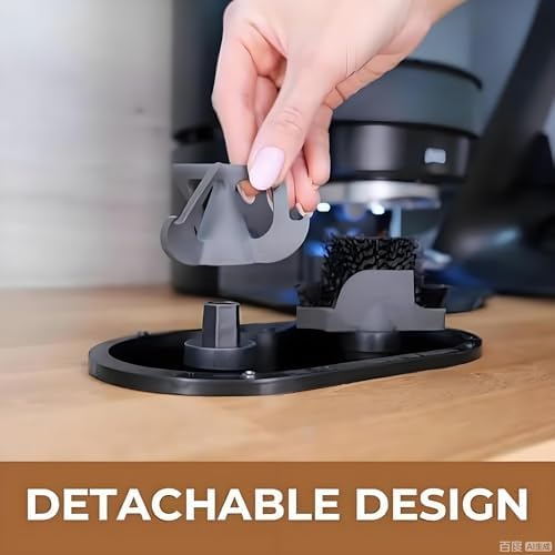 Coffee Portafilter Cleaning Kit, Automatic Knock Box Cleaner With Brush Station,Barista Tools For Home & Café， Machine Filter Device For 51/53/58mm Systems - Image 4