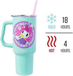 Silver Buffalo Disney Daisy Duck, Stainless Steel Tumbler, 40oz - Image 3