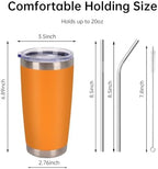 IEOVIEE 32 Pack 20oz Stainless Steel Insulated Bulk Tumblers with Lid&Straw - Image 3