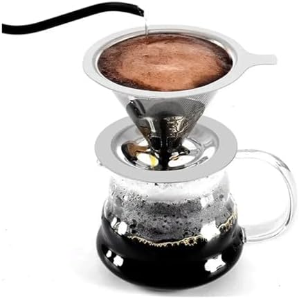 Reusable Coffee Filter Holder Double Layer Stainless Steel - Image 3