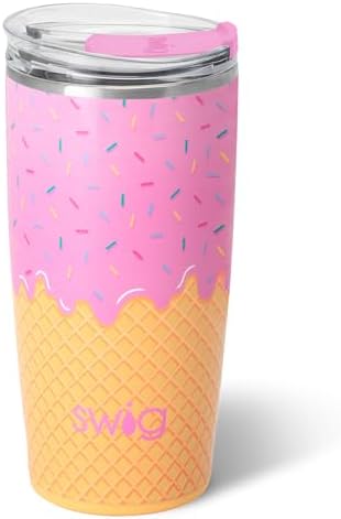 Swig Life 22oz Insulated Tumbler with Lid, Scoop There It Is by SwigLife