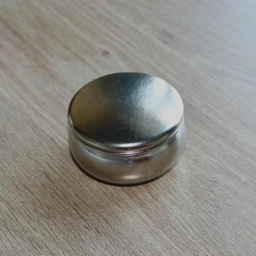 Premium Pure Titanium Mini Tea Tin Canister, Airtight Tea Container, Lightweight and Durable, Suitable for Loose Leaf Tea, Spices, Herbs - Ideal for Travel and Home Use​ (Titanium) by TIBROMTACK