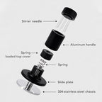 58mm Coffee Tamper and Distributor 2 in 1, 30 Pound Spring Loaded Calibrated Stainless Steel Espresso Hand Tamper with Distribution Tool for Home and Cafe - Image 2