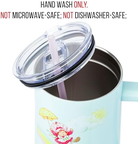 Silver Buffalo Strawberry Shortcake Duo, Stainless Steel Tumbler, 40oz - Image 4