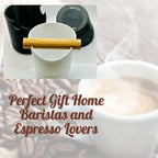 Espresso Knock Box with Oak Rod - Coffee Grounds Container with Non-Slip Base - Made in USA (Matte Sakura Pink) - Image 5