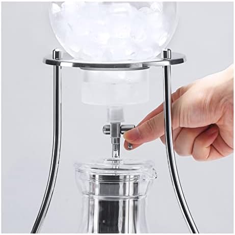 JITEM Cafetera Ice Cold Dripper Coffee and Tea Maker Dripper Brewer Maker with Adjustable Water Flow Stainless Steel Filter Glass Carafe for Coffee or Tea - Image 6