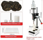Tea Cake Pressing Machine, Hand Lever Compression Maker with 40mm Round Forming Mold, Adjustable Angle Manual Press for Puer Tea Ball Production, Stainless Steel and PP, 160kg Capacity - Image 5