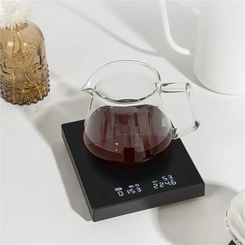 Basic 2 Coffee Scale for Espresso & Pour Over, with Auto Timer & Flow Rate Function, 2kg/0.1g Precision, g/oz Units, Portable Digital Kitchen Scale - Image 5