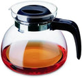 Simax Glassware 2.5 Quart Glass Teapot | Short Spout, Stay Cool Plastic Handle and Lid, Stovetop and Dishwasher Safe, Heat, Cold, and Thermal Shock Resistant Borosilicate Glass by SIMAX