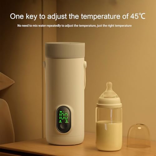 Travel Electric Kettle, 350ML Small Tea Coffee Kettle Mini Hot Water Boiler 27000mAh Rechargeable Portable Water Heater, 12 Hour Insulation - Image 2