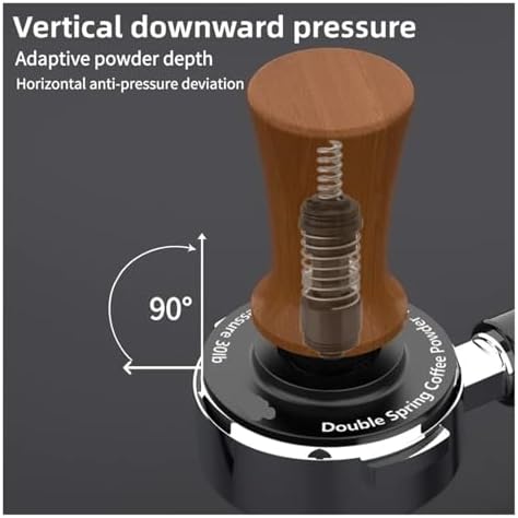 30lb Coffee Tamper Constant Pressure Calibrated Double Spring 51mm 53mm 53.7MM 58mm, Compatible With Breville，Espresso Maker Accsesories Barista(58.35MM) - Image 4