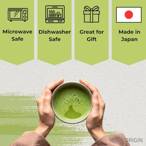 Ceramic Matcha Tea Bowl Authentic Japanese Tea Ceremony Pottery, Mino Ware Made in Japan, Yukishino Snow - Image 4