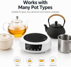 800W Mini Electric Stove Portable Ceramic Hot Plate for Tea Making - Image 4