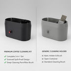 Diydeg Electric Portafilter Cleaning Machine, Portafilter Cleaner, Coffee Cleaning Box Spill Proof Hard Clean Brush Tool for Home or Commercial Coffee Bar - Image 7