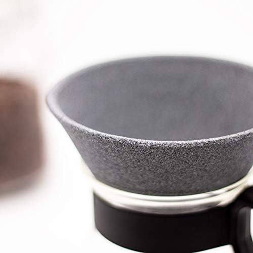 Kofil 1390400201 Standard Ceramic Coffee Filter Dripper with Dedicated Base, Blue - Image 4