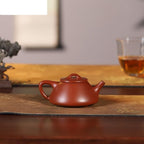 Tea Kettle Multifunctional Ceramic Teapot 200ml Antique Purple Clay Teapot Handmade Zhu Mud Tea Maker Kettle Chinese Zisha Tea Set Tea Ceramic Tea Infuser - Image 4