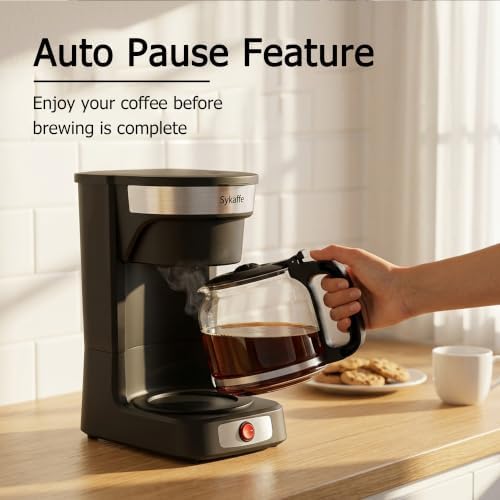 12-Cup Drip Coffee Maker,Auto Keep Warm,Reusable Filter,60Oz Size - Image 3