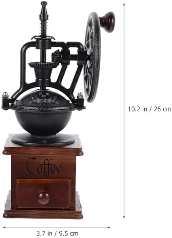 Vintage Mini Manual Coffee Grinder with Grinding Cone for Travel - Image 2