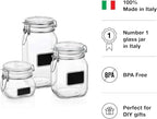 Bormiolio Rocco Clear Jar with Chalkboard, 25.3 Oz (Pack of 5) - Image 3