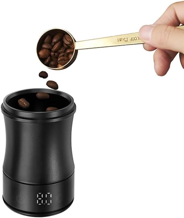 0.5-500g LED Digital Display Coffee Scale Dosing Cup, 58mm Kitchen Electronic Weighing Scale, Accurate to 0.1g, 180s Auto-Off Timer, for Espresso, Drip Coffee by THYXGS