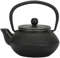 Without Coating Cast Iron Teapot Tetsubin with Stainless Steel Filter Tea Kettle Iron Tea Gift for Adult Father Mother Family,0.3L by XHPBCG