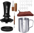 22 PCS 51mm Espresso Accessories Kit, 51mm Spring Loaded Calibrated Espresso Coffee Tamper Set with Tamper Mat, WDT Tool, Latte Art Kit, Frothing Pitcher and Towel for Coffee Making (51mm) by Boicafe