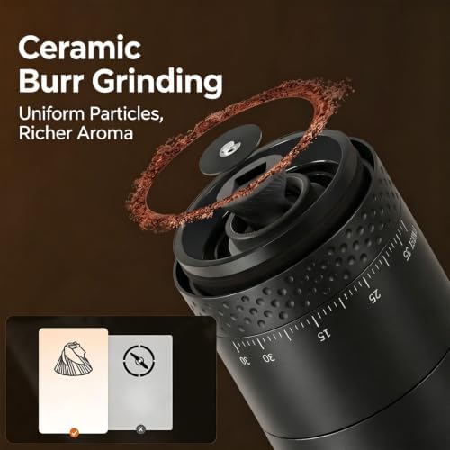 Portable Electric Burr Coffee Grinder - Image 5