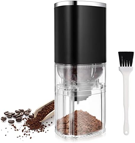 UPKOCH Electric Coffee Burr Mill Detachable Design Rechargeable Automatic Coffee Bean Mill for Home Use for Conical Grinding and Timing Functions by UPKOCH