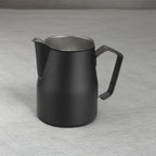 Motta Stainless Steel Professional Milk Pitcher/Jugs, 11.8 Fluid Ounce, Black - Image 2