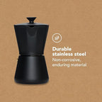 MiiR New Standard Moka Pot, 10oz - Durable Coffee Maker for Rich Espresso Strength Brew - Image 3