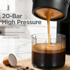 12V Portable Espresso Machine - Cordless Coffee Maker with 20 Bar Pump, 15000mAh Battery, Fast Heating, NS Capsule Compatible for Camping, Car, Travel - Image 2