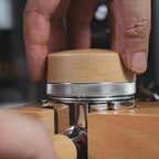 Espresso Distribution Tool 58mm Maple Coffee Distributor - Image 3